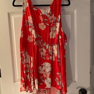 Torrid floral tank top
